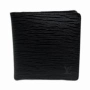 Pre-owned Leather wallets Louis Vuitton Vintage , Black , Dames