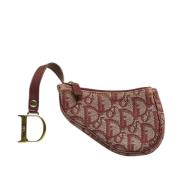 Pre-owned Canvas wallets Dior Vintage , Red , Dames