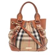 Pre-owned Fabric totes Burberry Vintage , Brown , Dames