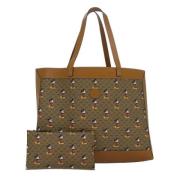 Pre-owned Leather totes Gucci Vintage , Brown , Dames