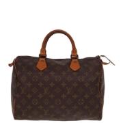 Pre-owned Canvas louis-vuitton-bags Louis Vuitton Vintage , Brown , Da...