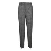 Tweed Omgeslagen Broek Incotex , Gray , Dames