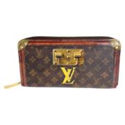 Pre-owned Canvas wallets Louis Vuitton Vintage , Brown , Dames