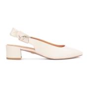 Dames off-white open-hiel pumps Kazar , White , Dames