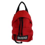 Pre-owned Canvas crossbody-bags Balenciaga Vintage , Red , Heren