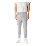 Tapered Fit Broek met Ritssluiting Gabba , Gray , Heren