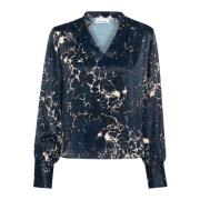 Ronja Total Eclipse Blouse Karen by Simonsen , Green , Dames