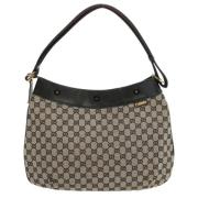 Pre-owned Canvas gucci-bags Gucci Vintage , Beige , Dames