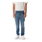 Casual Straight Fit Jeans Diesel , Blue , Heren