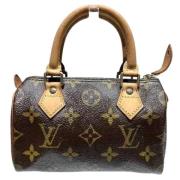 Pre-owned Canvas handbags Louis Vuitton Vintage , Brown , Dames