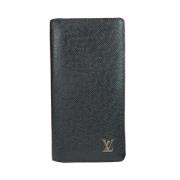 Pre-owned Leather wallets Louis Vuitton Vintage , Black , Dames