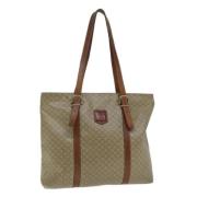 Pre-owned Leather totes Celine Vintage , Beige , Dames