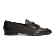 Zwarte loafers met kwastje Kazar , Black , Heren