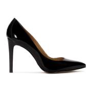 Gelakte pumps met een slanke hak Kazar , Black , Dames