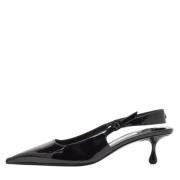 Pre-owned Leather heels Jimmy Choo Pre-owned , Black , Dames