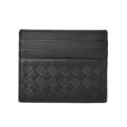 Pre-owned Leather wallets Bottega Veneta Vintage , Black , Heren