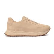 Damesuède sneakers Kazar , Beige , Dames