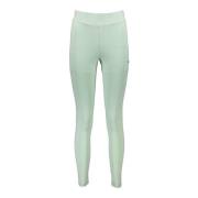 Groene elastische leggings met subtiel borduursel Fila , Green , Dames