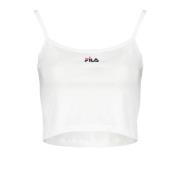 Witte Top met Dunne Bandjes Fila , White , Dames