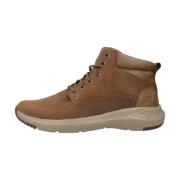 Stijlvolle Lace-up Laarzen Skechers , Brown , Heren