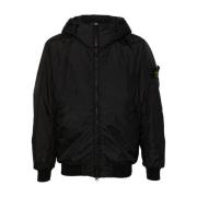 Stijlvolle Winterjas Stone Island , Black , Heren