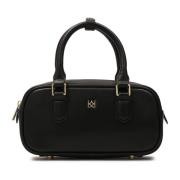 Kleine handtas met handgrepen Kazar , Black , Dames