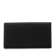 Pre-owned Leather wallets Bottega Veneta Vintage , Black , Dames