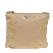 Pre-owned Fabric prada-bags Prada Vintage , Beige , Dames