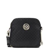 Dames zwarte messenger tas Kazar , Black , Dames