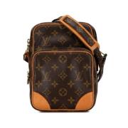 Pre-owned Canvas louis-vuitton-bags Louis Vuitton Vintage , Brown , Da...