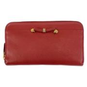 Pre-owned Leather wallets Prada Vintage , Red , Dames