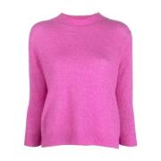 Stijlvolle Pullover Sweater Roberto Collina , Pink , Dames