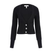 Zwarte Agnes Cardi Trui Guess , Black , Dames