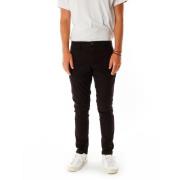 Slim Tapered Chino Broek Blue de Gênes , Black , Heren