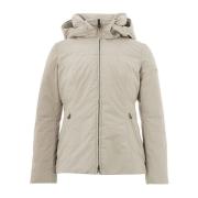 Luxe Beige Polyester Jas Peuterey , Beige , Dames