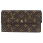 Pre-owned Canvas wallets Louis Vuitton Vintage , Brown , Dames