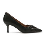 Zwarte pumps met gevlochten versiering Kazar , Black , Dames