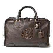 Pre-owned Leather handbags Loewe Pre-owned , Brown , Dames