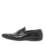 Pre-owned Leather flats Prada Vintage , Black , Heren