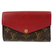 Pre-owned Canvas wallets Louis Vuitton Vintage , Red , Dames