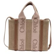 Pre-owned Canvas handbags Chloé Pre-owned , Beige , Dames