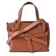 Pre-owned Leather handbags Loewe Pre-owned , Brown , Dames