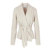 Stijlvolle Gebreide Top NIU , Beige , Dames