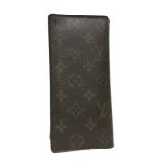 Pre-owned Canvas wallets Louis Vuitton Vintage , Brown , Heren