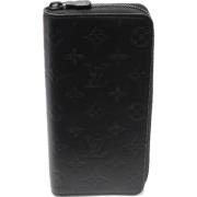 Pre-owned Canvas wallets Louis Vuitton Vintage , Black , Dames