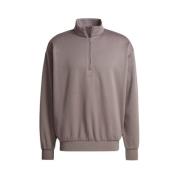 Sportieve Half-Zip Pullover Adidas , Brown , Heren