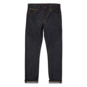 Droge Japan Selvage Straight Leg Jeans Nudie Jeans , Blue , Heren