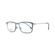 Blauwe Rechthoekige Titanium Optische Monturen Hugo Boss , Blue , Here...