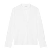 Tuniek blouse regular Marc O'Polo , White , Dames