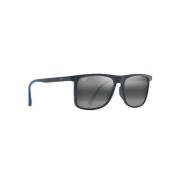 Rechthoekige Zwarte Bril Makamae 619 Maui Jim , Black , Heren